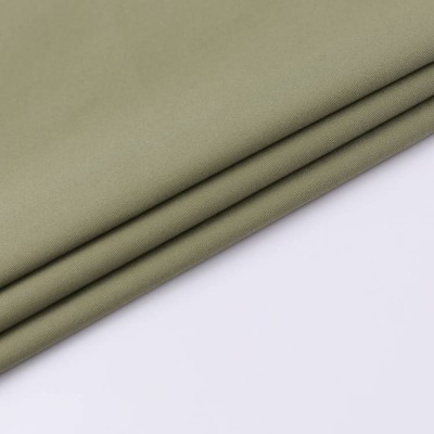 Gots Certified Organic Cotton New Products Army Green Color Best Price Twill Cotton Spandex Fabric For Trousers