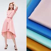 Excellent quality stretch polyester satin silk fabric for bag clothes  lining